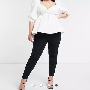 White balloon sleeve from asos curve!